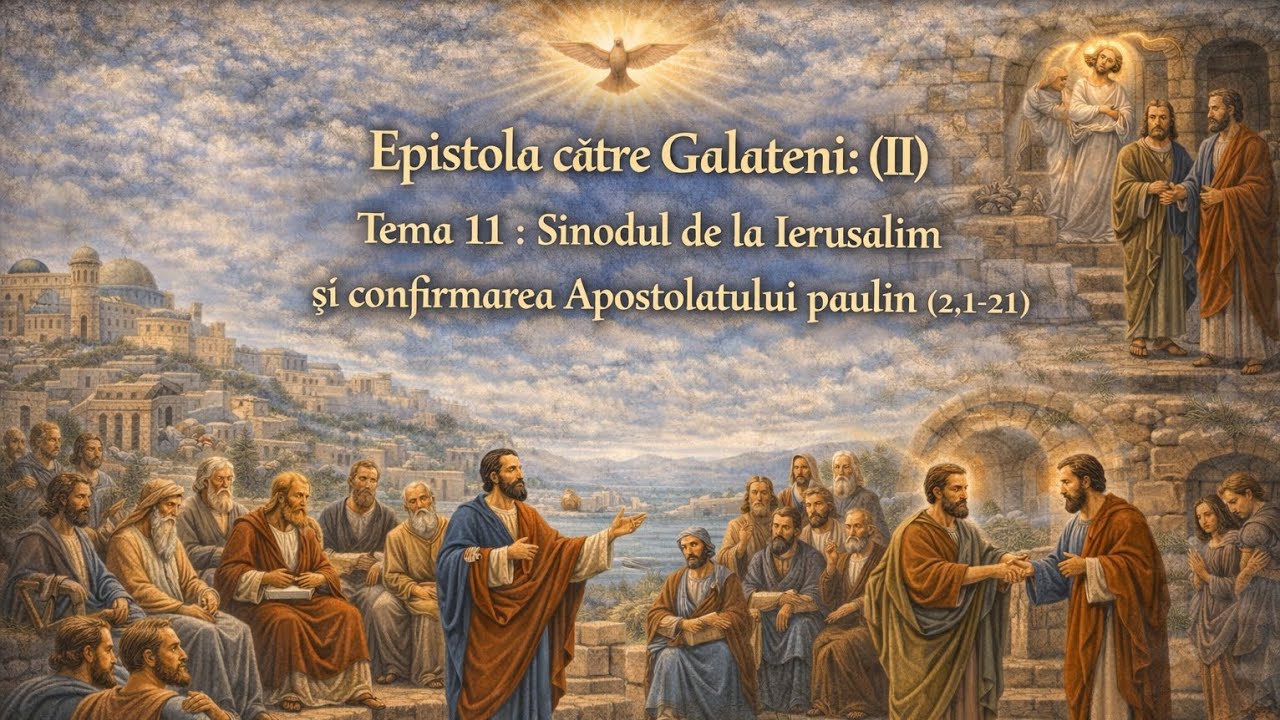 Tema 11 Seminar: Galateni: Sinodul de la Ierusalim și confirmarea Apostolatului paulin (2, 1-21)