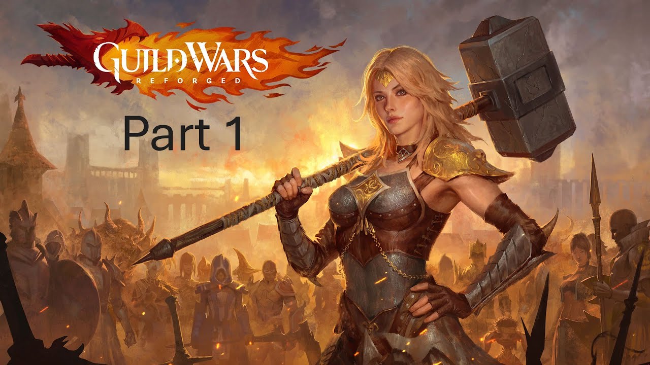 Guild Wars Reforged - Lets Play Part 1 (Lvl 1-4 No Commentary)