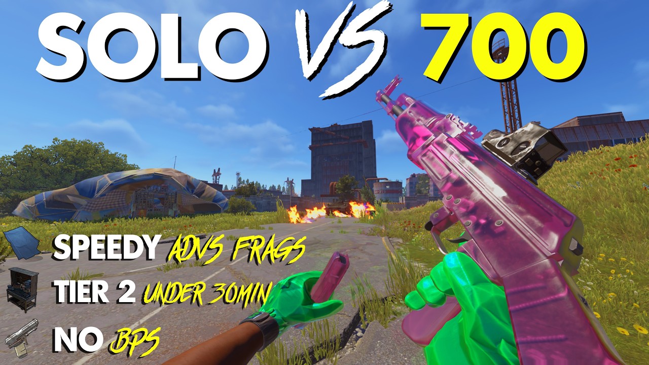 FASTEST SOLO VS 700 POP WIPEDAY | Official Vanilla Rust