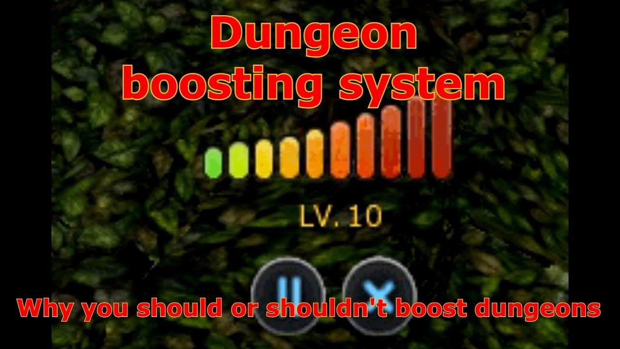 Dungeon boosting system - explanation and tips - Cabal Online