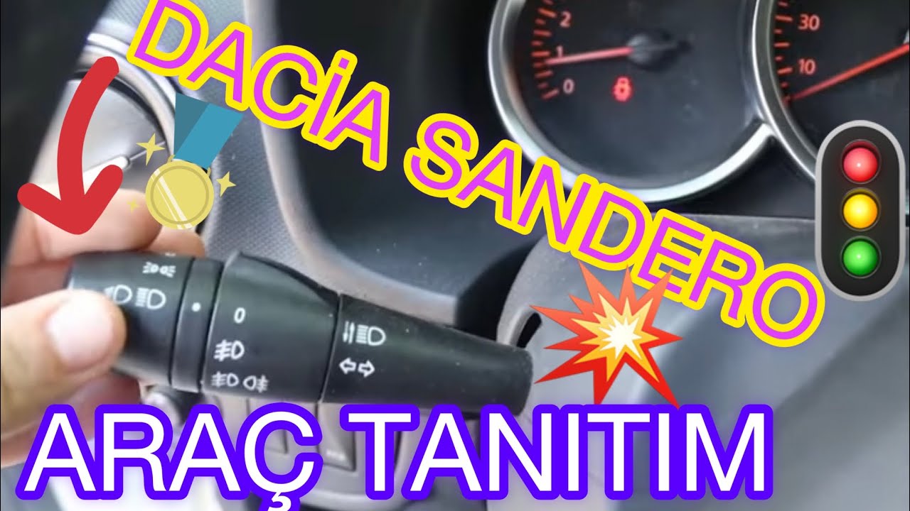 DİREKSİYON SINAVI DACİA SANDERO STEPWAY ARAÇ TANITIMI #ehliyet  #direksiyonsınavı  #direksiyondersi
