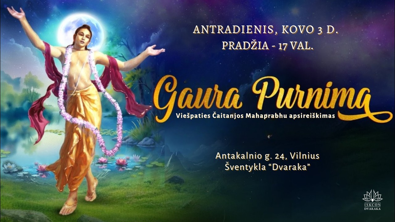 Viešpaties Čaitanja Mahaprabhu apsireiškimo šventė