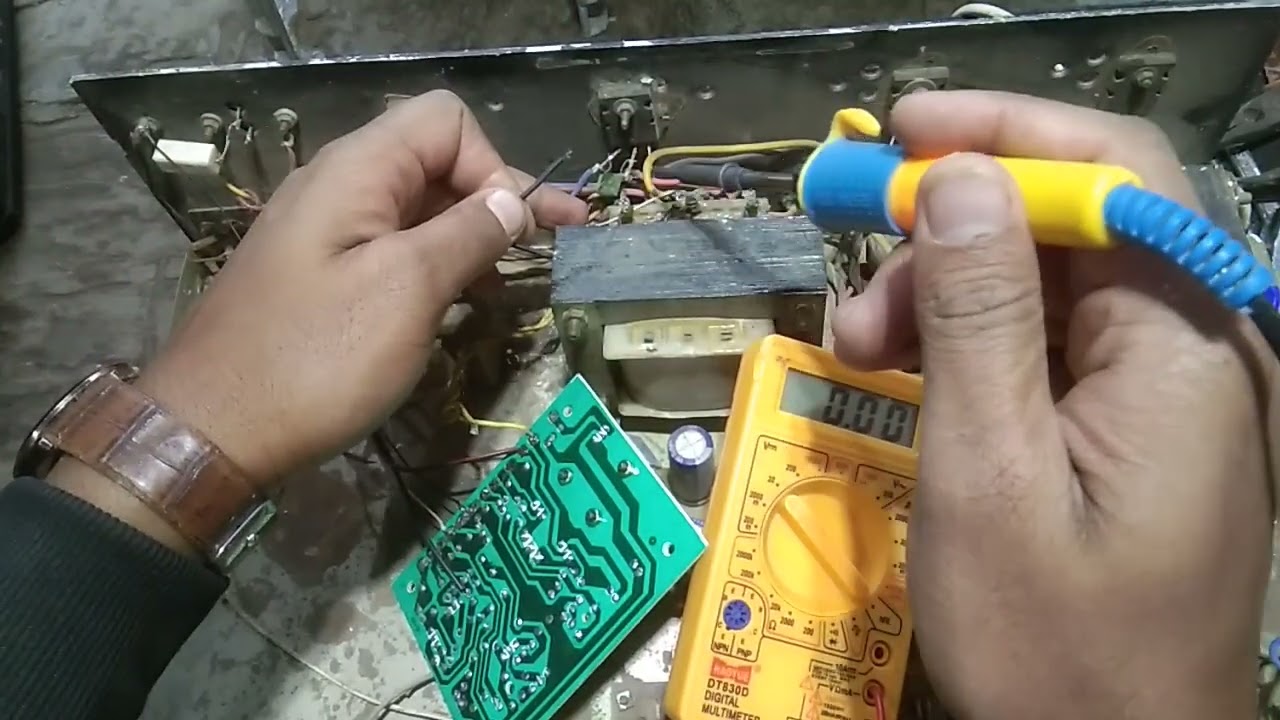 12 वोल्ट से चलने वाले ड्राइवर ट्रांसफार्मर को हटाकर ड्राइवर बोर्ड का पूरा कनेक्शन  (part-1)     # kp