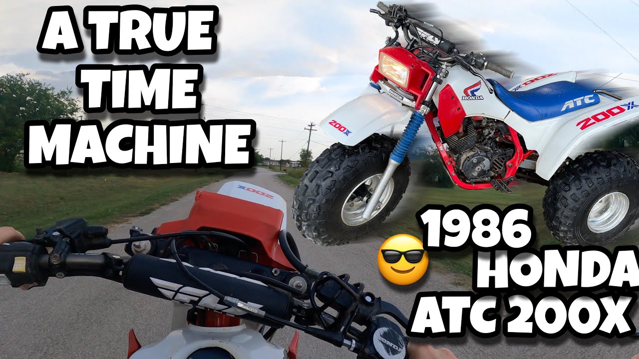 Honda ATC 200X 1986 года: настоящая машина времени!