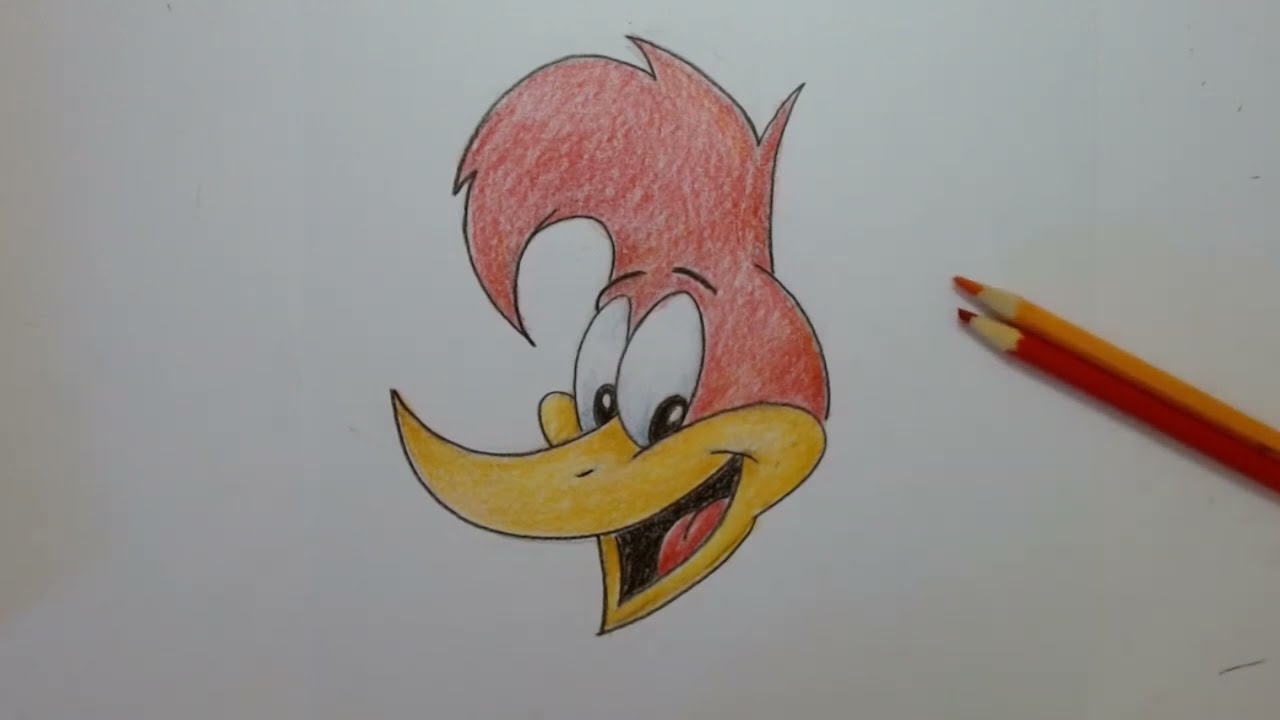 como desenhar o PICA PAU