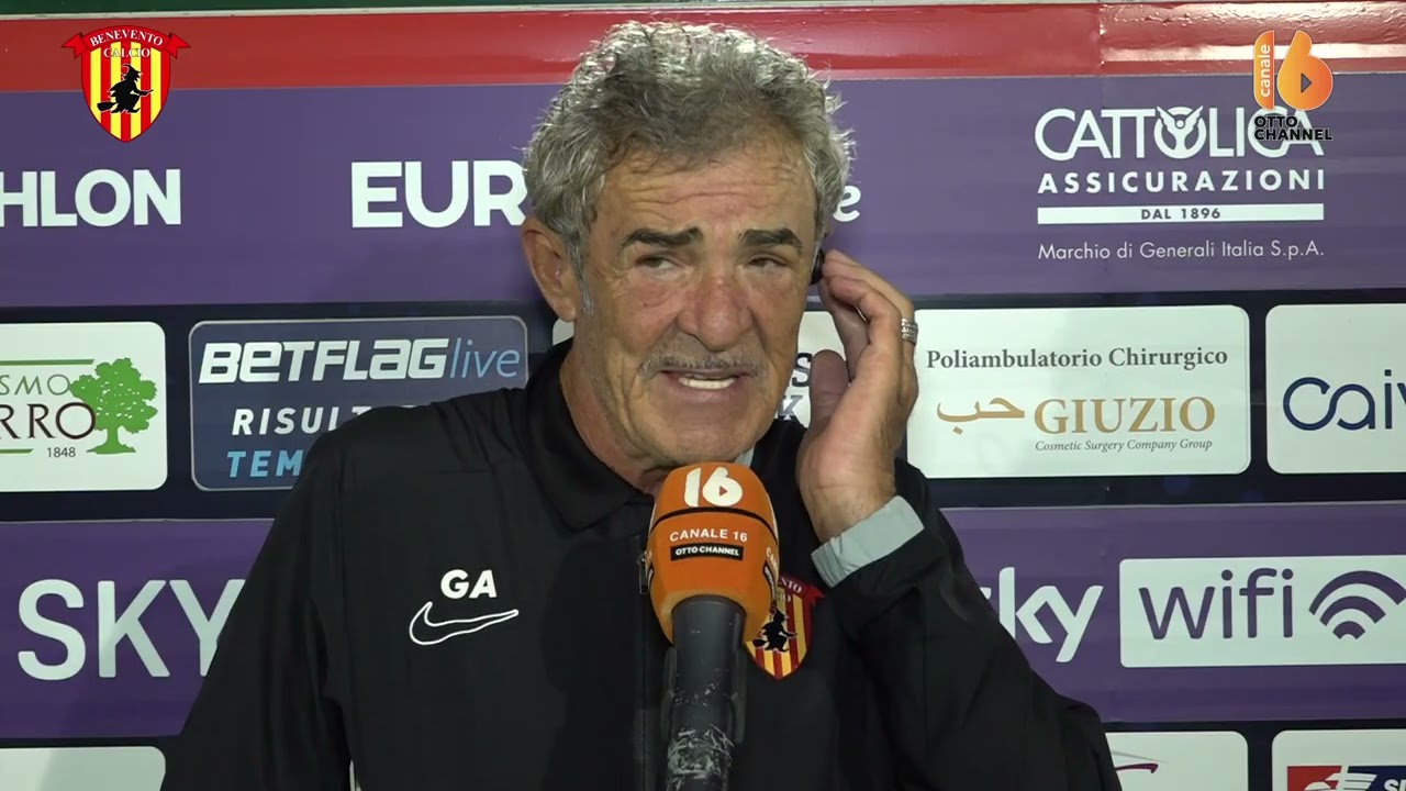 #PicernoBenevento: il commento di mister Gaetano Auteri nel post gara