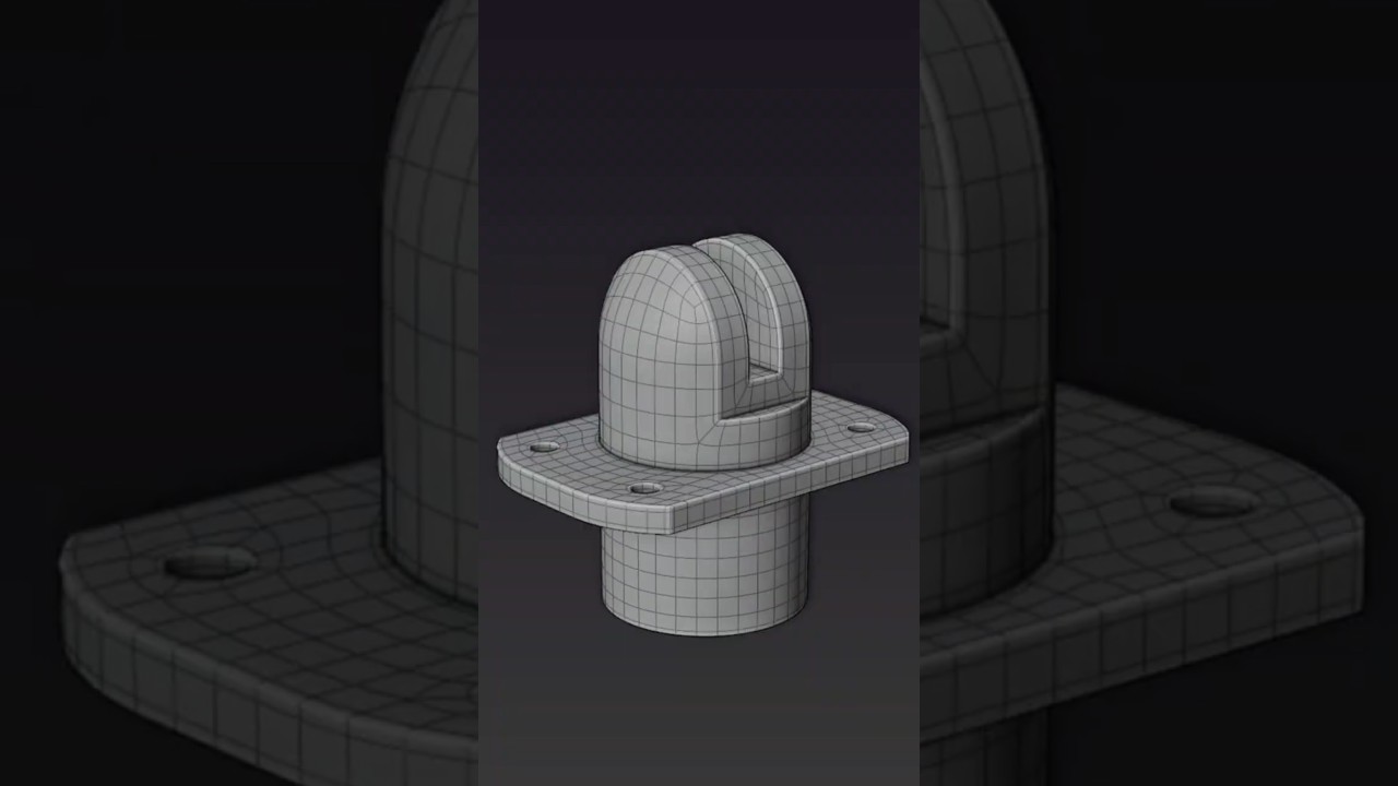 Blender Practice – Modeling a Mount Shape