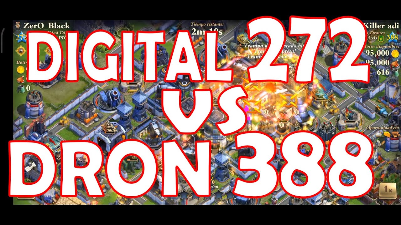 DOMINATIONS | Digital 272 vs DRON 388 | ataque de comandos. (Error Repet.)