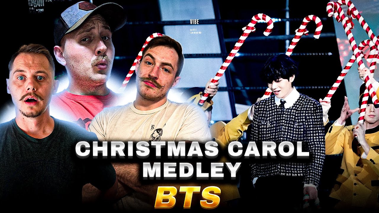 *REACTION* BTS's Christmas Carol Medley