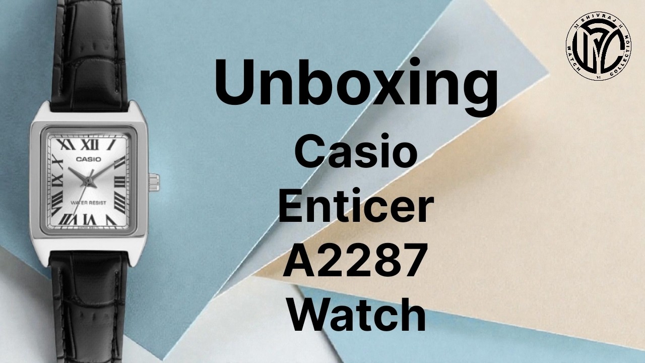 Unboxing Casio Enticer Women A2287 Watch | LTP-V007L-7B1 | #unboxing #casio #shivrajwatchcollection