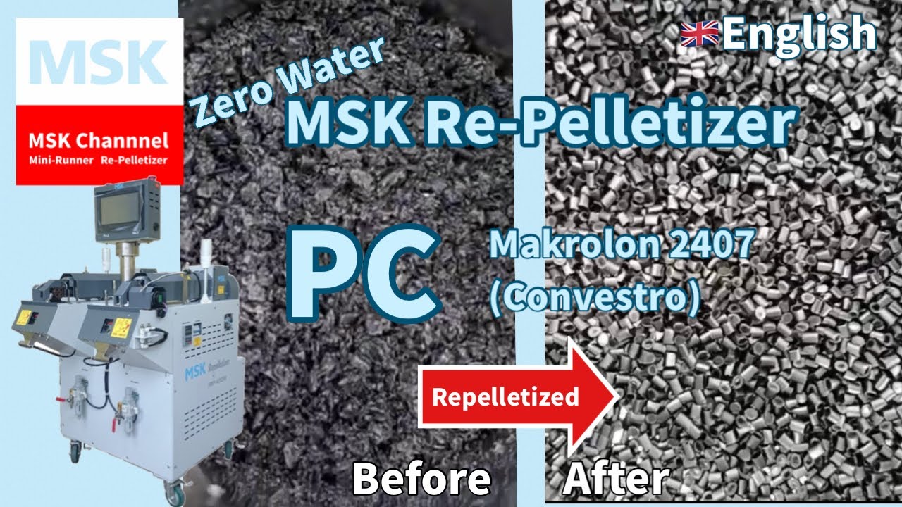 [MSK] PC   Air Cooled eco-efficient Plastic RePelltizer