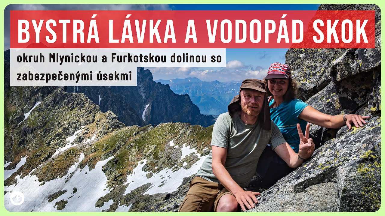 Bystrá lávka a vodopád Skok od Štrbského plesa