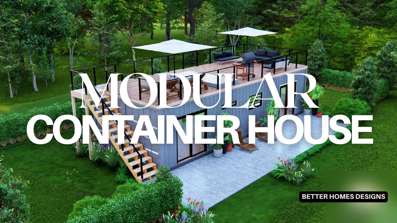MODULAR CONTAINER HOUSE DESIGN IDEAS | BREATHTAKING MODULAR CONTAINER HOMES YOU CAN BUILD ON BUDGET
