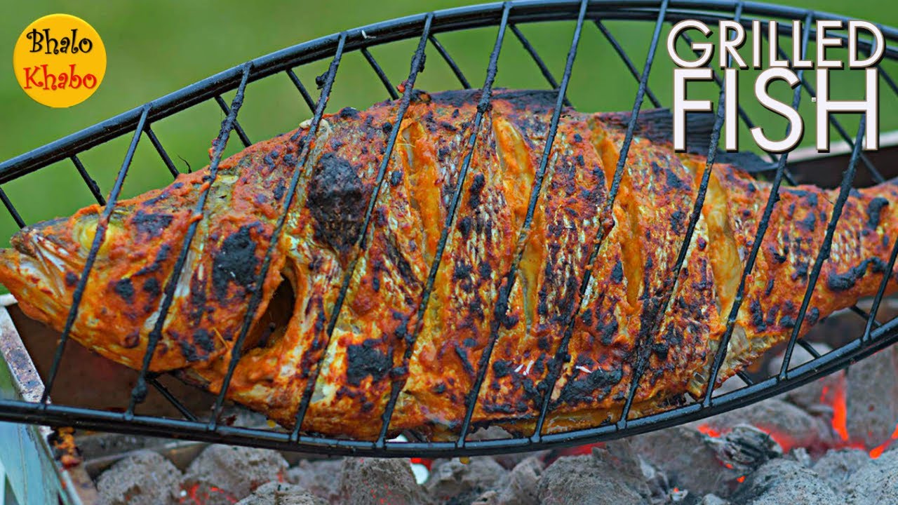 Whole Grilled Fish | Grilled Fish | Barbecue Fish Grill | Healthy Grilled Fish