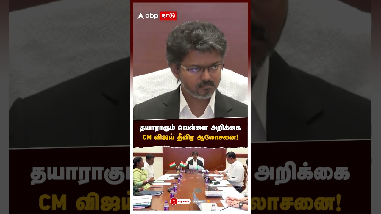 Vijay Release White Paper | தயாராகும் வெள்ளை அறிக்கை.. CM விஜய் தீவிர ஆலோசனை! | TVK
