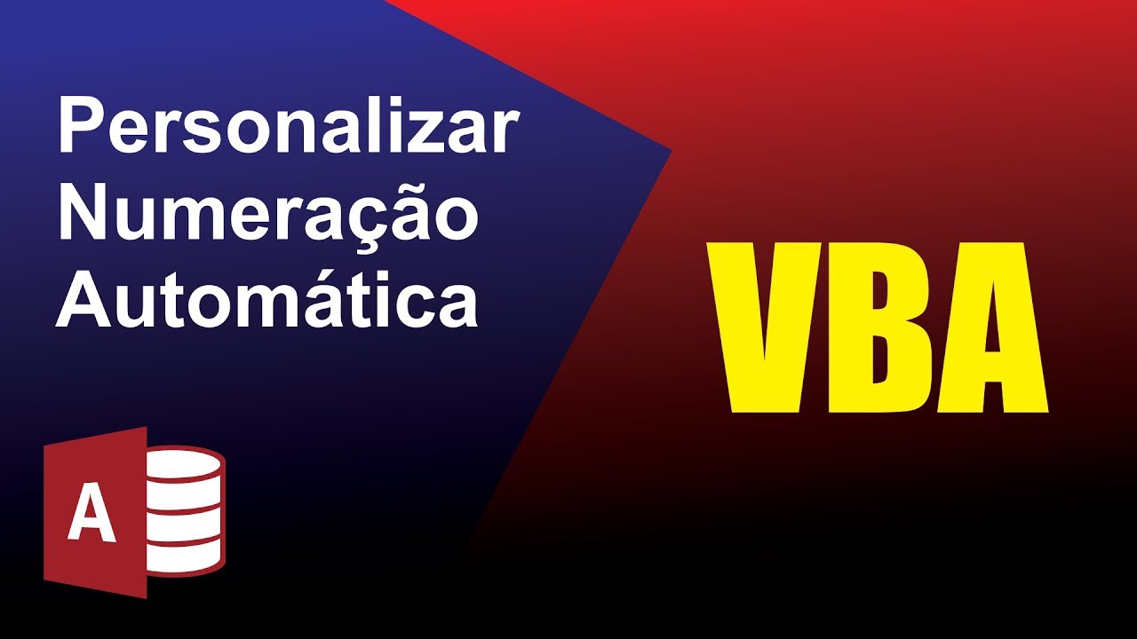 Personalizar o valor Inicial da numeração automática no Access