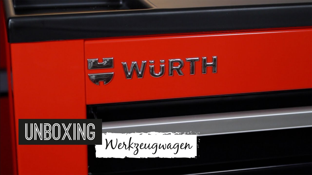 Unboxing Würth Werkzeugwagen Zebra S7 131-teilig