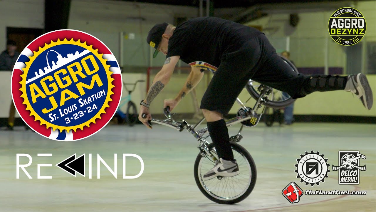 AGGRO JAM - St. Louis Skatium 3-23-24 - REWIND (Old School BMX Freestyle)