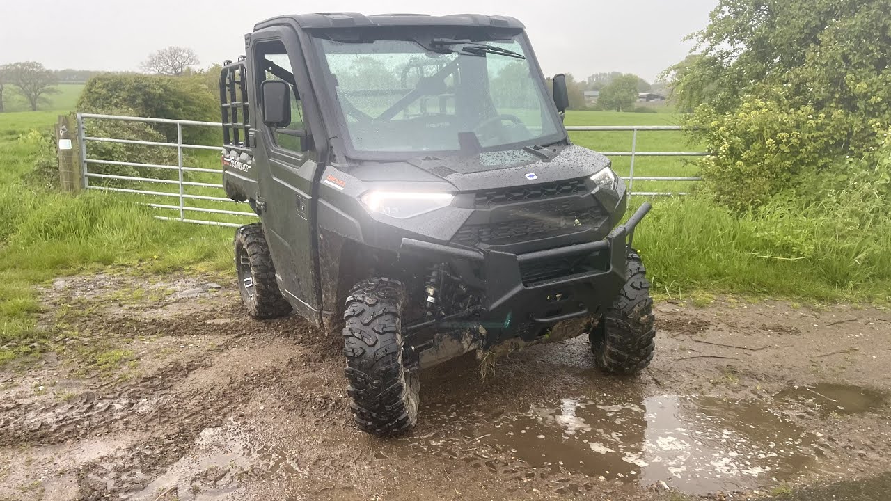 LIVESTOCK CHECKS IN THE NEW POLARIS RANGER! SILAGE FIELDS GROWING RUNNING OUT OF SILAGE AGAIN