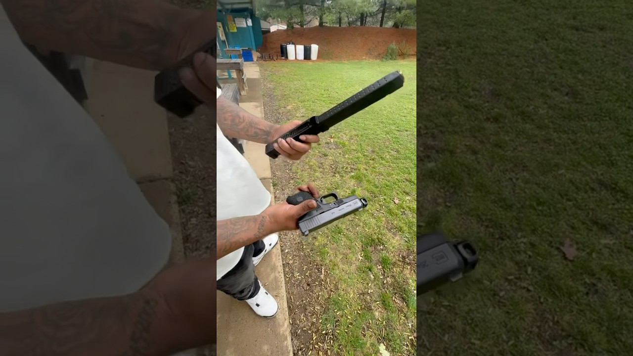 Najmniejszy Glock z największym magazynkiem🤯❗️ #castawayent #hoodgunsmith #notfullauto #gunsafety...