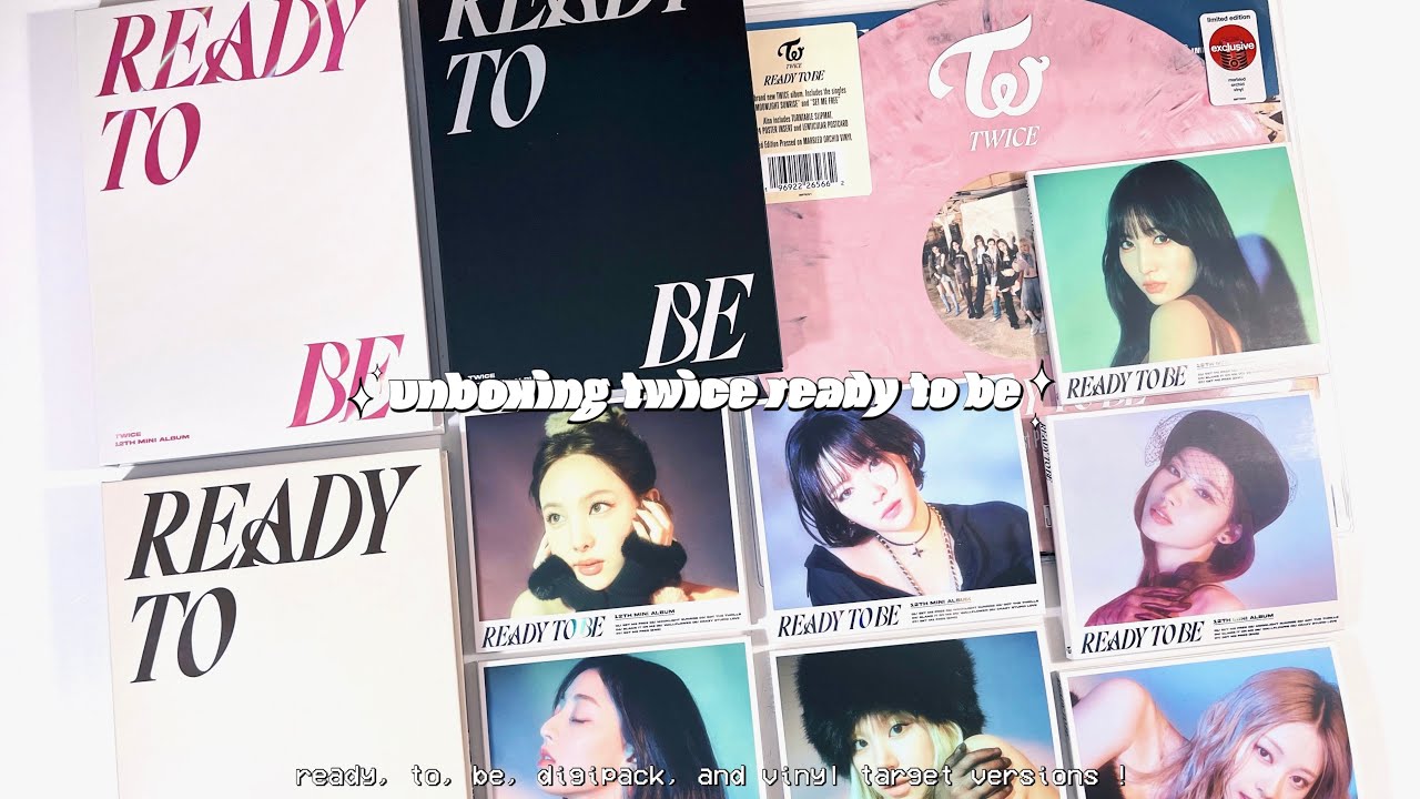 распаковка двух альбомов «ready to be» + видеоблог о покупках ✮ ready to be, digipack & target vi...