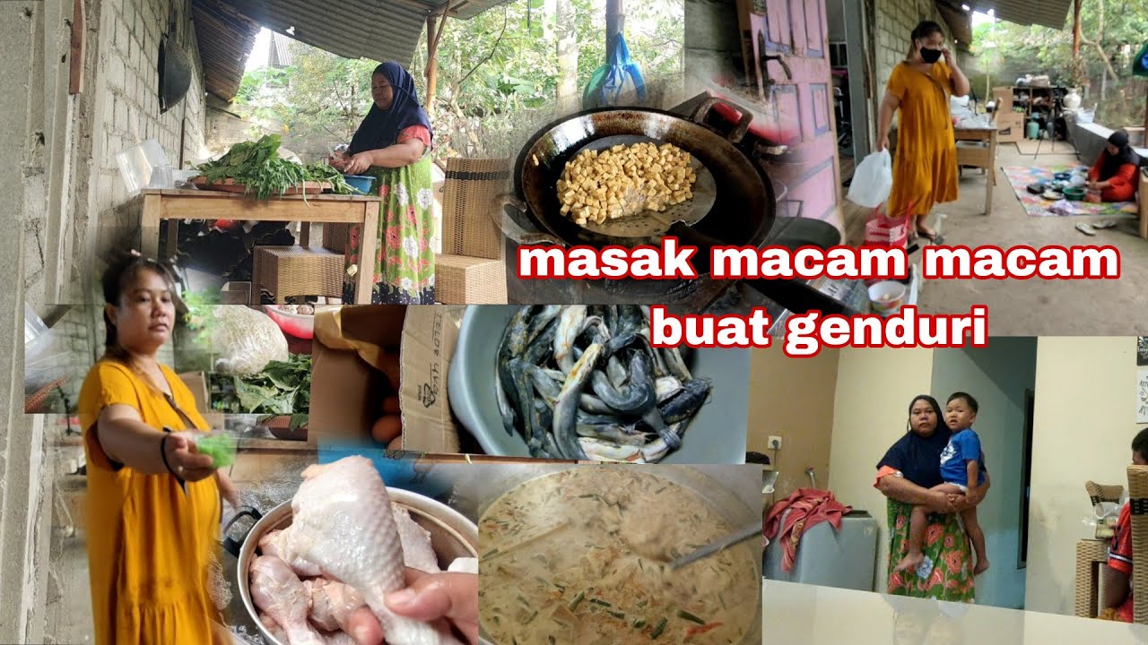 Diawali sendiri mau acara masak banyak dirumah Salembrot 
