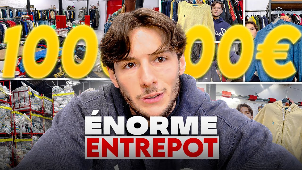 J'AI TROUVÉ DES MILLIONS D'EUROS DE VÊTEMENTS DANS CETTE ENTREPÔT SECRET