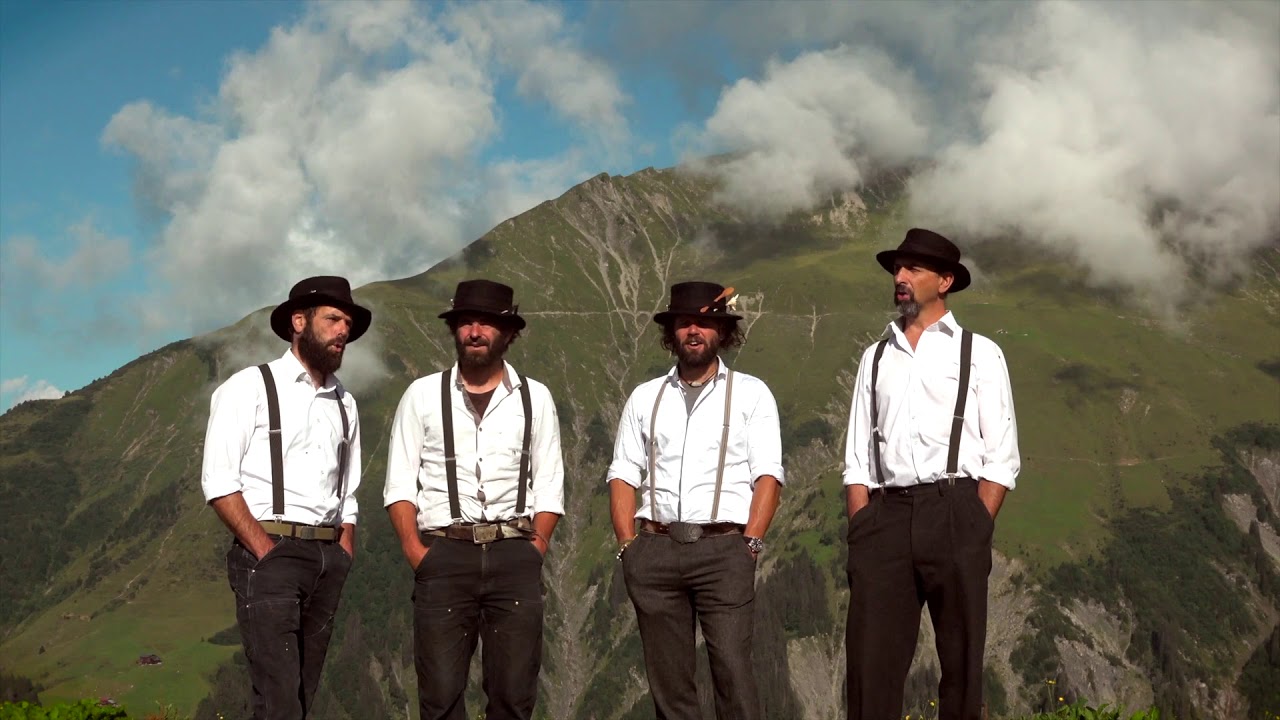 Jodlerquartett Rosenberg Prättigau und Kapelle Oberalp - am schönste ischs dihei