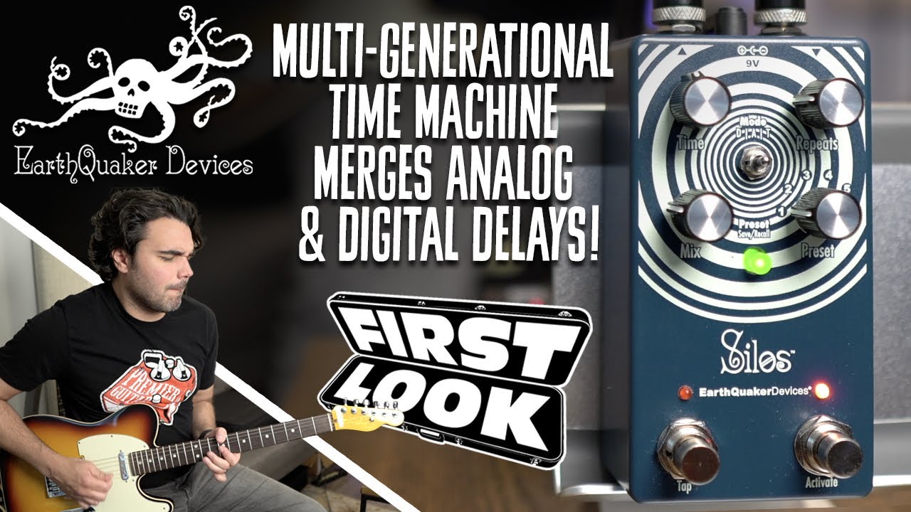 Цифровая и аналоговая задержка! Earthquaker Devices Silos, демонстрация многопоколенческого отраж...