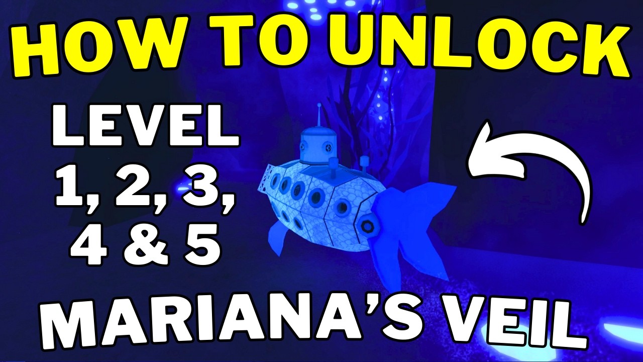 How To Unlock Mariana's Veil Level 1, 2, 3, 4 & 5 (Full Guide) | Roblox Fisch