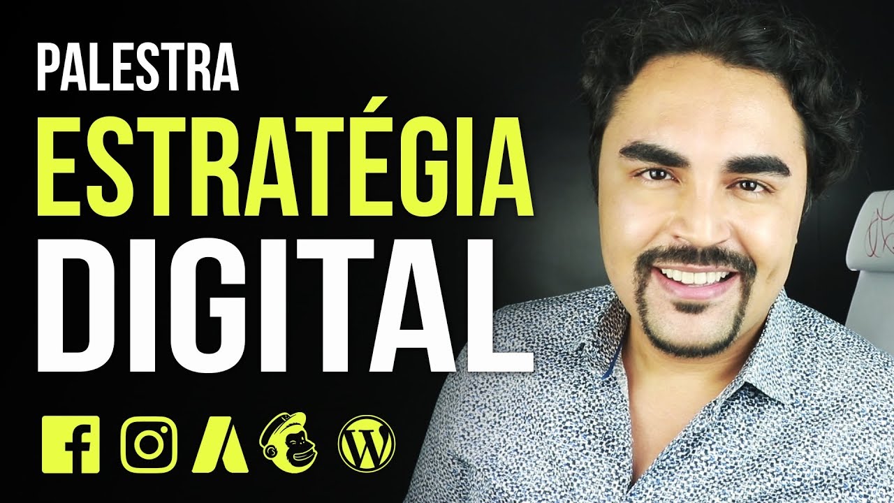 Palestra de Estratégia Digital com Técnicas de Marketing Digital (AVANÇADO)