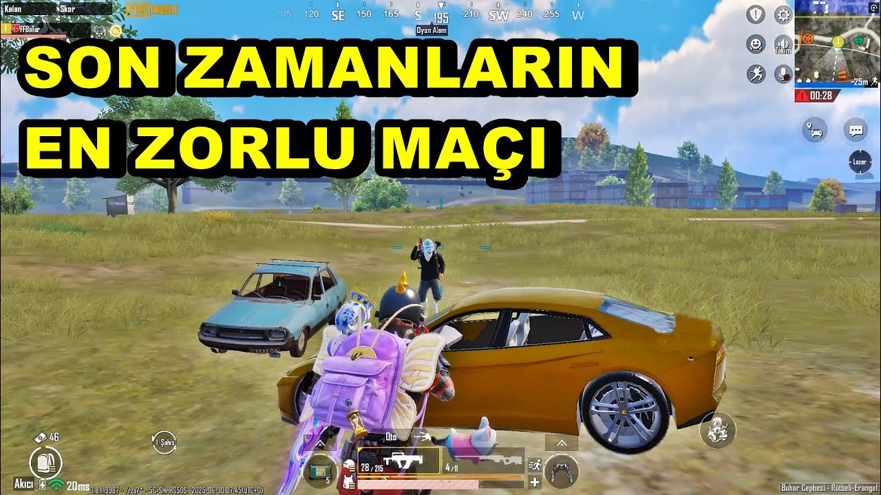 SON ZAMANLARIN EN ZORLU MAÇI ! BATUR GAME MÜTHİŞ  MAÇ SOLO SQUAD PUBG MOBİLE