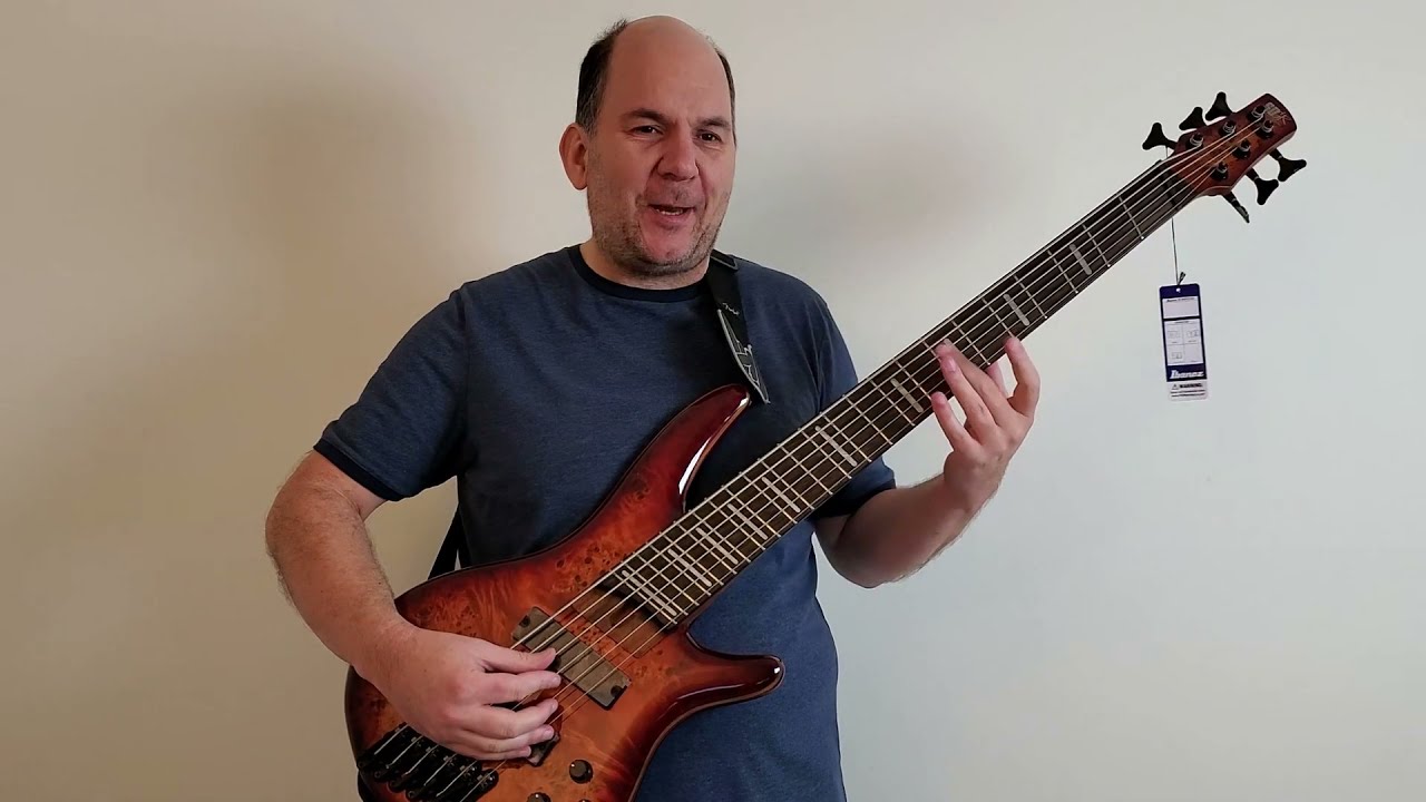 Are Fanned Fret Multiscale basses hard or weird to play? Ibanez SRMS806 6 string bass