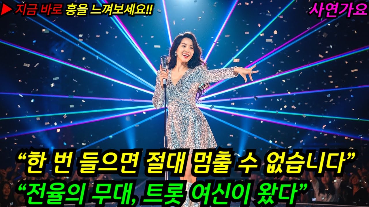 “한 번 들으면 절대 멈출 수 없는” “전율의 무대, 트롯 여신이 왔다”