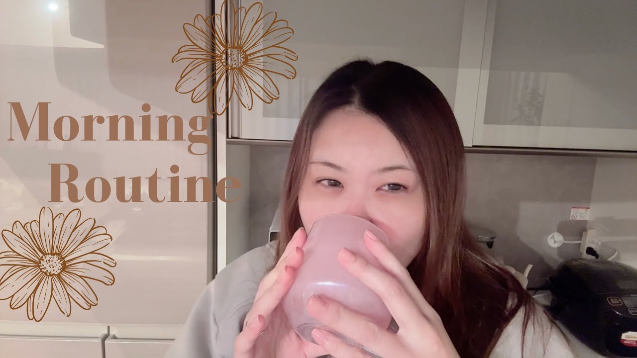 Morning Routine♡浮腫みまくりの朝イチの様子から顔の仕上げまで😆いきなり重大発表あり✨笑