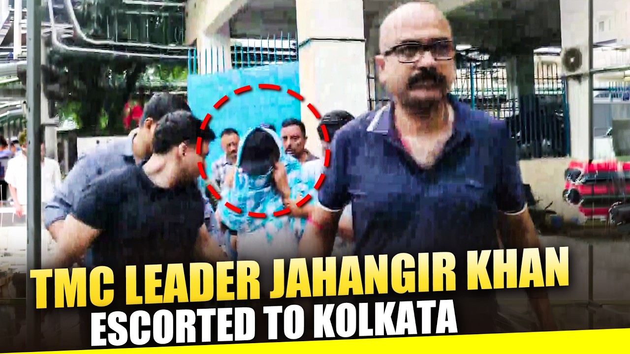 TMC Leader Jahangir Khan Escorted to Kolkata After Arrest in Darjeeling | Bengal STF | Falta