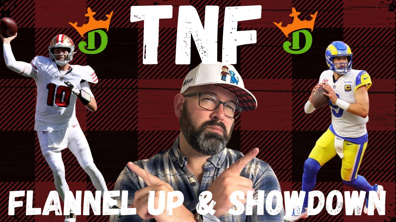 NFL DFS DraftKings Showdown Picks LIVE Strategy For 49ers-Rams Thursday Night Football Lineups