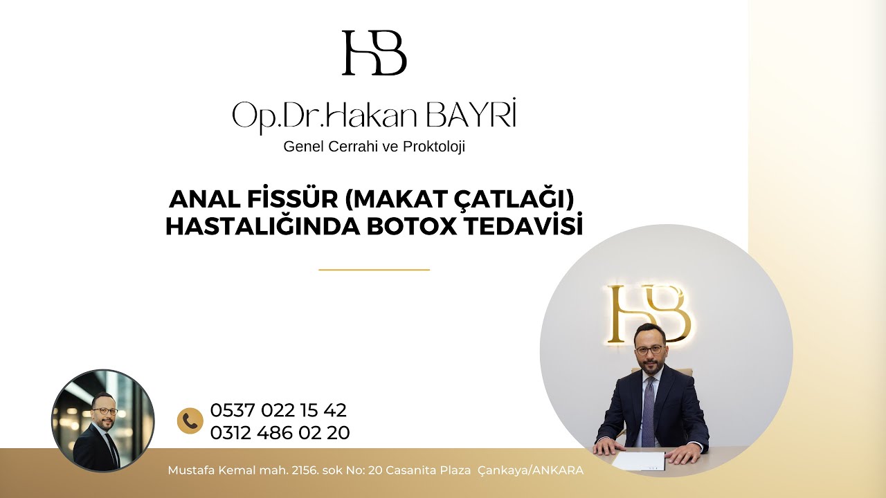 Anal Fissür (Makat Çatlağı ) Tedavisinde Botox