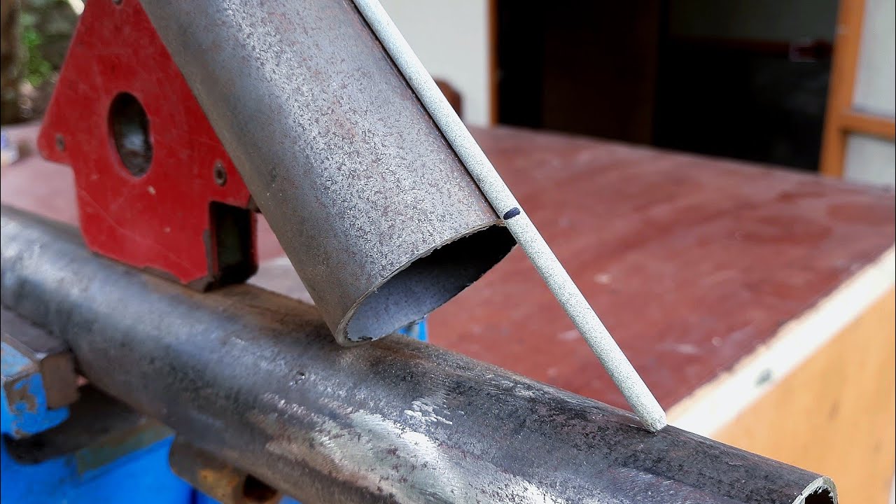 секреты труб, самый простой способ разрезать металлические трубы на 45 градусов |  резка трубы 45