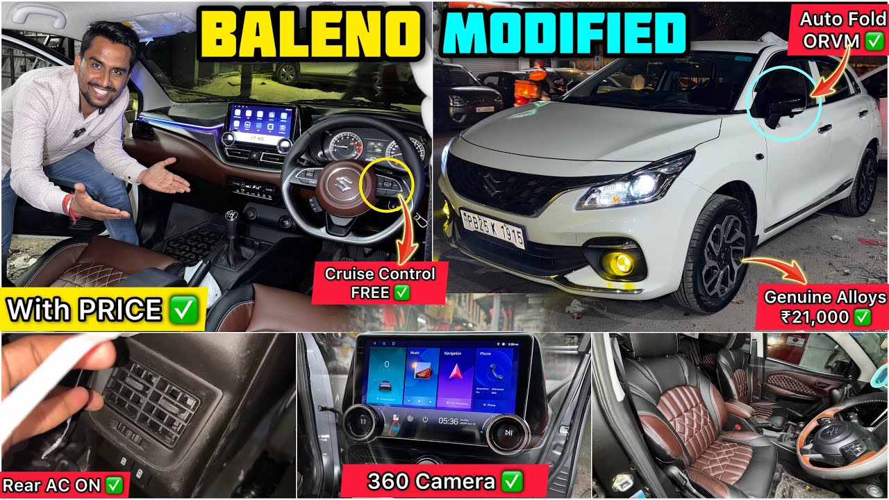 2025 Baleno Sigma Base To Top Model Modification with Price 🔥 Baleno Sigma Base To Top ✅