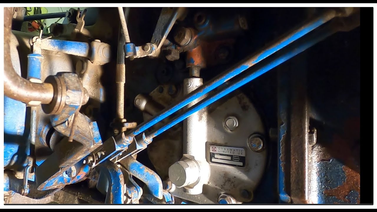 Ford 4110:n jarrujen säätöä