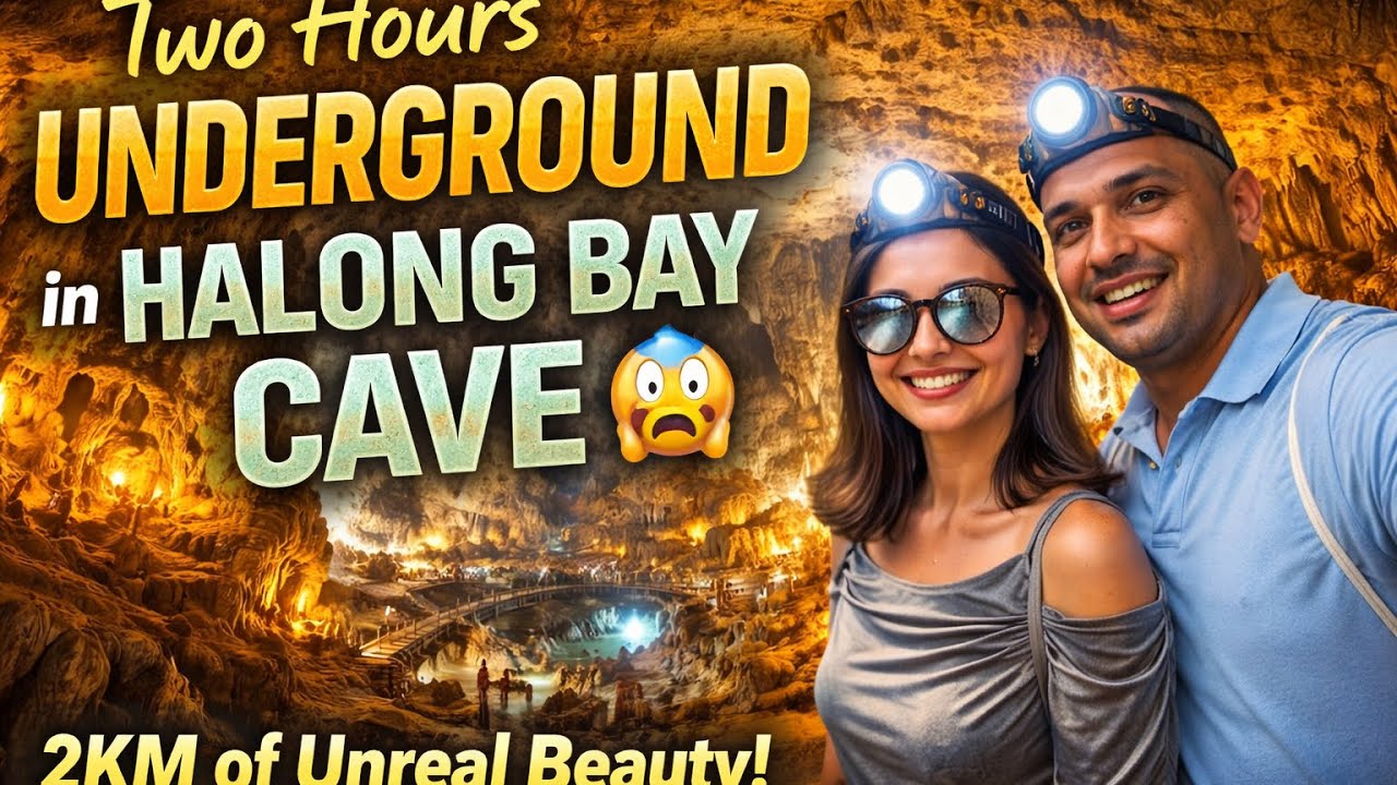 Two Hours Underground in Halong Bay Cave 😱 2KM of Unreal Beauty!