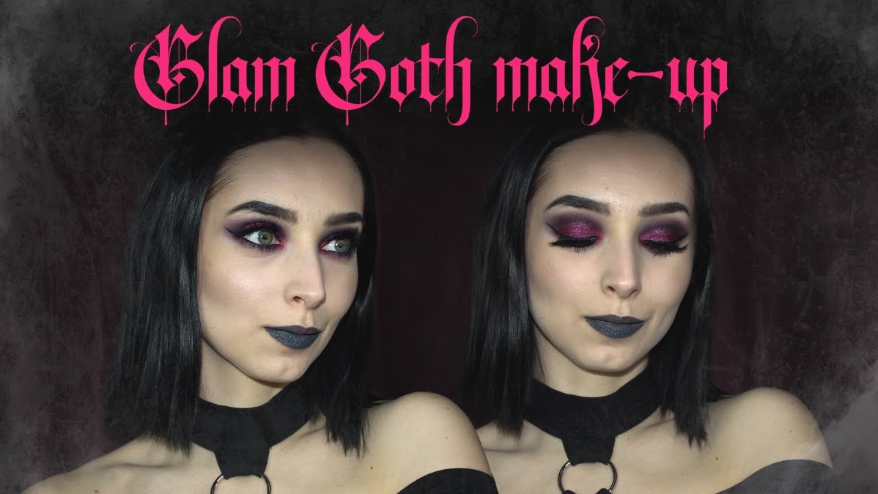 Gotycki makijaż glam l Glam goth make-up l Glam-shop l Lunatick Cosmetic Labs l Inglot