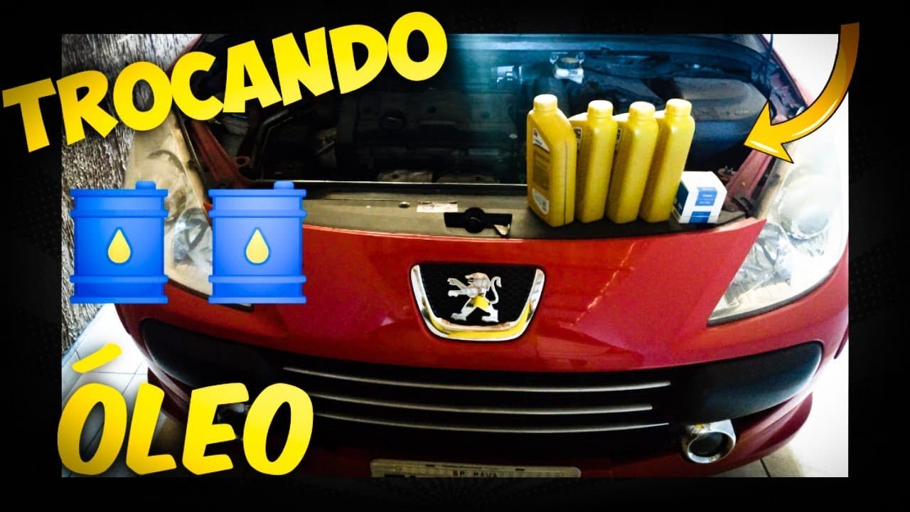 TROQUEI O ÓLEO DO MEU PEUGEOT 307 EM CASA !! - « NICOLAS TEIXEIRA TV»