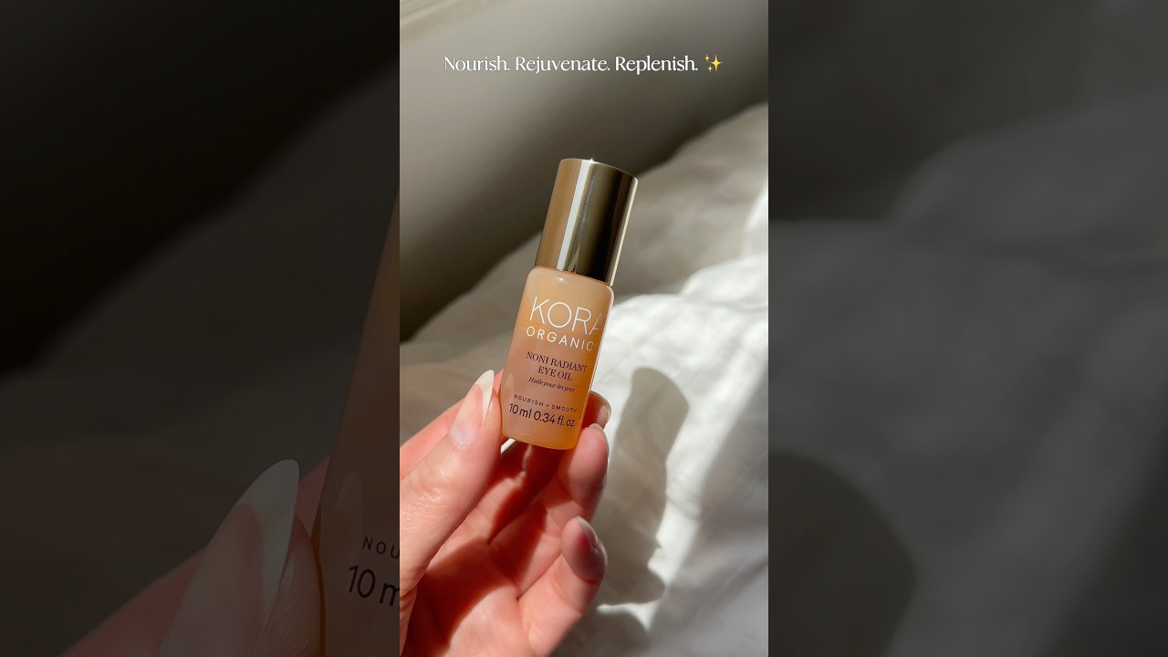 Kora Organics Radiant Eye Oil #eyecare #eyecream #eyetreatment #cleanskincare #veganskincare