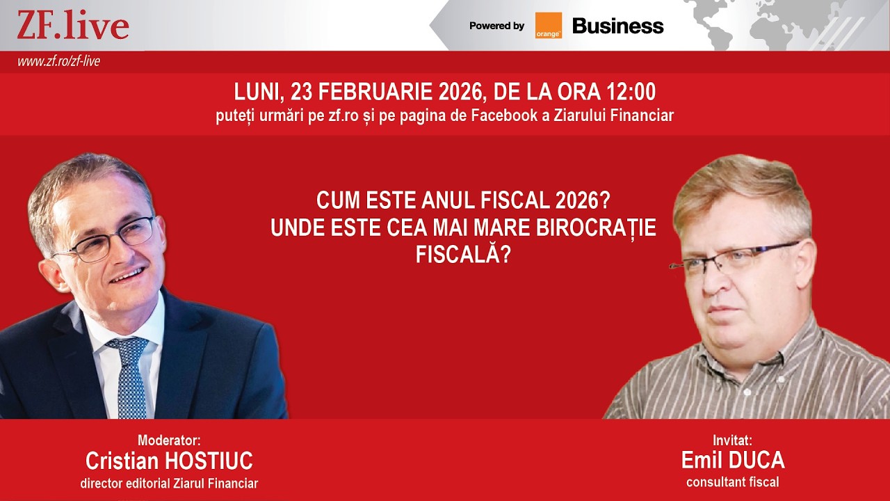 ZF LIVE - 23.02.2026 - Emil DUCA, consultant fiscal