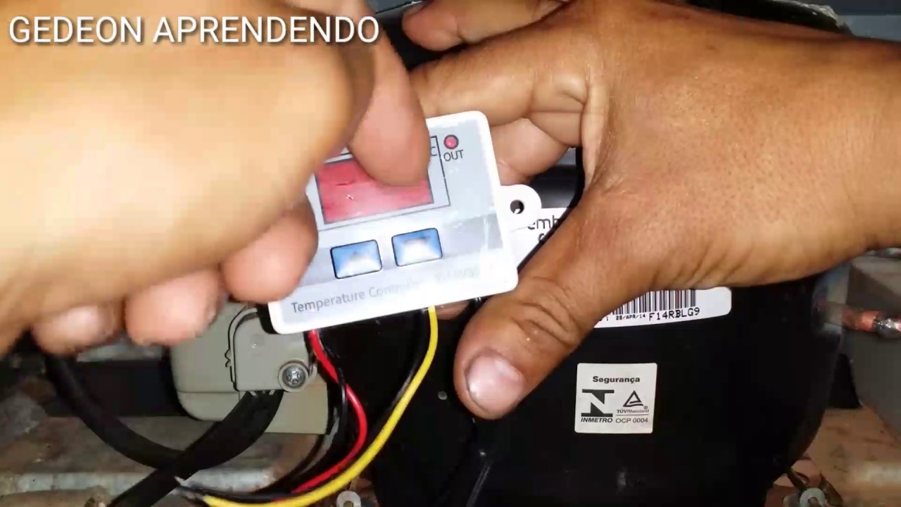 TERMOSTADO  DIGITAL NA GELADEIRA