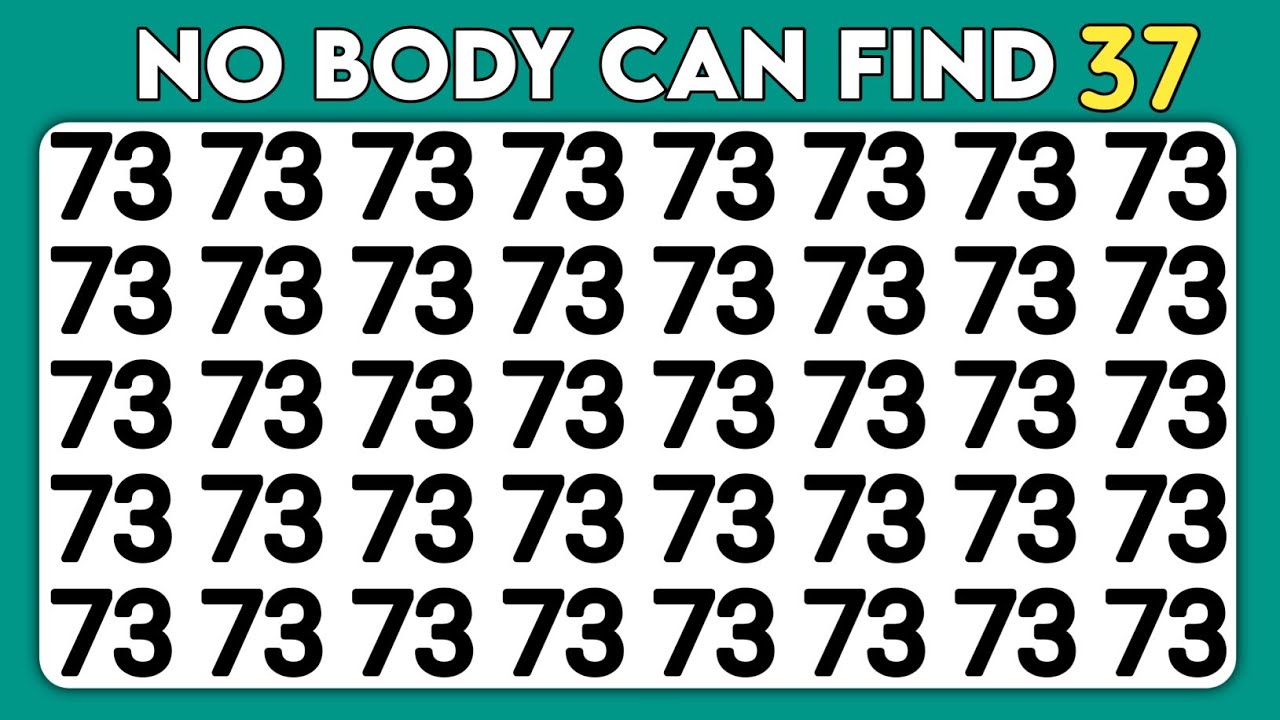 Find The Odd One Out |Test Your Observation Skills | Number & Letter Edition | Easy to Extreme