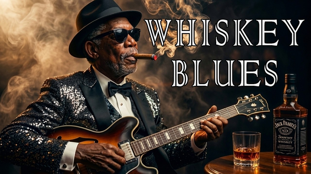 Midnight Whiskey Blues 🥃 Dark Soulful Blues Rock | Late Night Guitar for Lonely Hearts