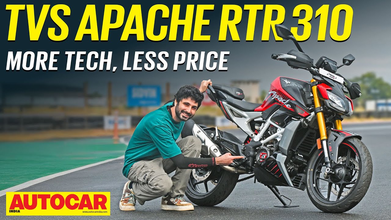 TVS Apache RTR 310 review - Similar, but better to ride | First Ride | Autocar India